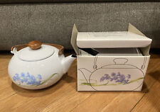 Chaleira de chá Hyacinth Printemps vintage Fujiware porcelana esmalte floral Japão comprar usado  Enviando para Brazil