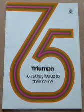 1974 triumph range for sale  UK