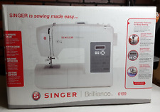 Máquina de costura eletrônica Singer Brilliance 6199 com mesa de extensão comprar usado  Enviando para Brazil