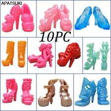 10pairs/set Fashion High-heels Shoes For Barbie Doll Sandals 1/6 Doll Shoes Toy na sprzedaż  Wysyłka do Poland