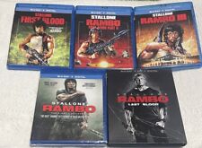 Usado, Lote completo de 5 películas de Rambo (Blu-ray/DVD) segunda mano  Embacar hacia Argentina