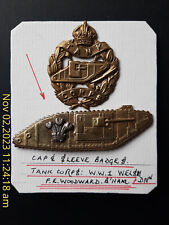 Tank corps badges for sale  COVENTRY