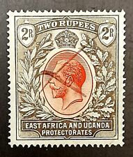 Protetorado da África Oriental e Uganda 1912–21. Selo fiscal 2 rúpias HARIASTAMP KUT comprar usado  Enviando para Brazil