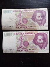 Banconote 50.000 lire usato  Arquata Scrivia