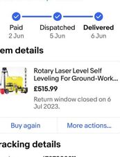 Rotary laser level for sale  NUNEATON