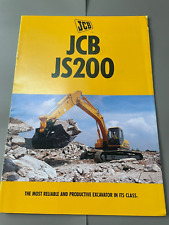 Jcb js200 brochure for sale  ALTON