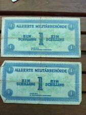 Schilling banknoten alliierten gebraucht kaufen  Berlin