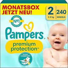 Pañales Pampers Baby Talla 2 (4-8kg) Premium Protection, Mini, 240 unidades segunda mano  Embacar hacia Argentina