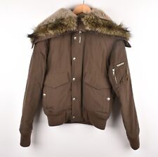 Woolrich Women Hooded Fur Jacket Coat Size XS for sale  Shipping to South Africa