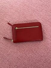 leather wallet cerise for sale  LEICESTER