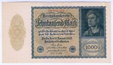 Usado, 1922 Alemania 10000 marcos Reichbankbillete papel moneda billetes moneda segunda mano  Embacar hacia Argentina