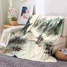 Cobertor cobertor flange sofá cama pelúcia macia pintura chinesa 2024 comprar usado  Enviando para Brazil