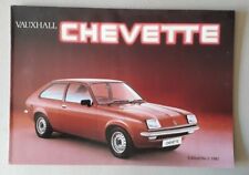 Vauxhall chevette brochure for sale  BOURNE