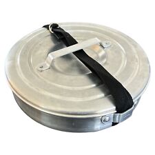 VINTAGE CAMPING ALUMINIUM SET OF 5 CASSEROLE WITH 1 LID MADE KOREA for sale  Shipping to South Africa