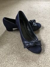 Womens navy suede for sale  UK