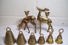 Vintage brass reindeer for sale  Burgettstown