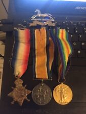 Ww1 medal trio for sale  LONDON