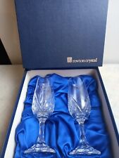 Crystal glasses wine for sale  LEIGH