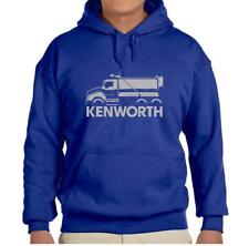 Kenworth Dump Truck Royal Blue Hoodie Sweatshirt FREE SHIP for sale  Lebanon
