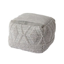 Pouffe footstool grey for sale  STAFFORD