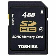 Cartão de memória flash Toshiba 4GB SD SDHC classe 4 C4 P-SDHC4G4 genuíno frete grátis comprar usado  Enviando para Brazil