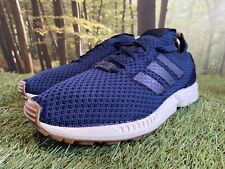 ADIDAS ORIGINALS ZX FLUX PRIMEKNIT "COLLEGIATE NAVY" UK 9.5 EU 44 for sale  Shipping to South Africa