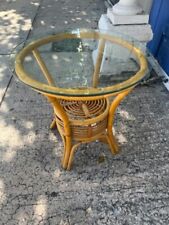 Round bamboo table for sale  West Palm Beach