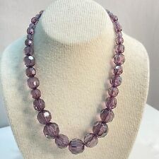 Faceted bead necklace for sale  Wilmington