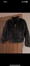 Faux fur jacket for sale  VERWOOD