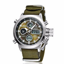Reloj de pulsera OHSEN deportivo militar analógico digital de cuarzo nailon lona, usado segunda mano  Embacar hacia Argentina
