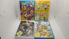 Lot aus Wii U Games Splatoon Worms Mario World Maker comprar usado  Enviando para Brazil