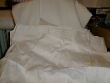 White cotton linen for sale  TREHARRIS