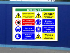 Site safety signage for sale  Shipping to Ireland