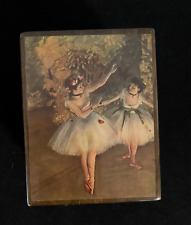 Caixa de música Degas Ballet Dancers por The American Music Box Company movimento Reuge, usado comprar usado  Enviando para Brazil