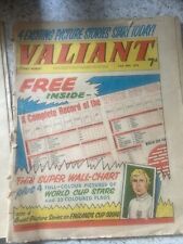 Vintage valiant comic for sale  BANSTEAD