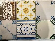 lote antiguo azulejo azul tradicional portugués pintado a mano segunda mano  Embacar hacia Argentina