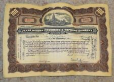 Stock certificates texas for sale  Rockledge