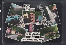 Cartolina valle aosta usato  Italia