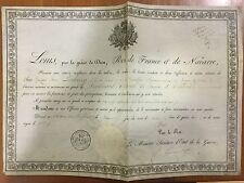 Luis XVIII Roi de France Nomina a Tenente Colonnello d'Artiglieria “59” comprar usado  Enviando para Brazil