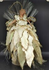 Fiber Optic Christmas Angel Tree Top Topper 13" Tall for sale  Mount Pleasant