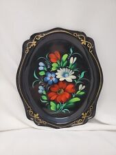 Mini bandeja floral vintage russa pintada à mão comprar usado  Enviando para Brazil