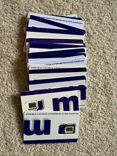 Lote de 25 tarjetas SIM Metro By T-Mobile segunda mano  Embacar hacia Mexico
