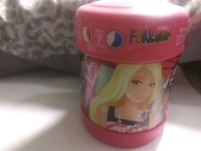 Barbie FUNtainer 10oz Food Jar Thermos Keeps Hot 5 Hours Cold 7 Hours Pink Black for sale  Shipping to South Africa