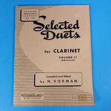 Usado, Livro de partituras avançadas Rubank duetos selecionados para clarinete Vol 2 Voxman comprar usado  Enviando para Brazil