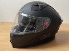 Used, Nitro N501 Uno Motorcycle Helmet Plain Satin Black - Size Medium 57-58cm for sale  Shipping to South Africa