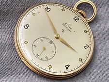 Relógio de bolso ELGIN c 1946 17 joias grau 542 EUA 10s 10k folheado a ouro comprar usado  Enviando para Brazil