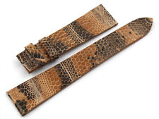Cinturino Orologi Pelle Lusso Tejus Cuoio Lucido 20mm Piatto Accessori Watch comprar usado  Enviando para Brazil