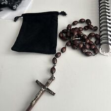 Wooden bead rosary for sale  EDINBURGH