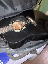 Guitarra acústica epiphone pro-1 eb apenas usada negra con estuche para guitarra RoadRunner segunda mano  Embacar hacia Argentina