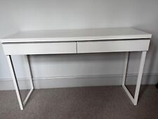 white high gloss office desk for sale  LIPHOOK